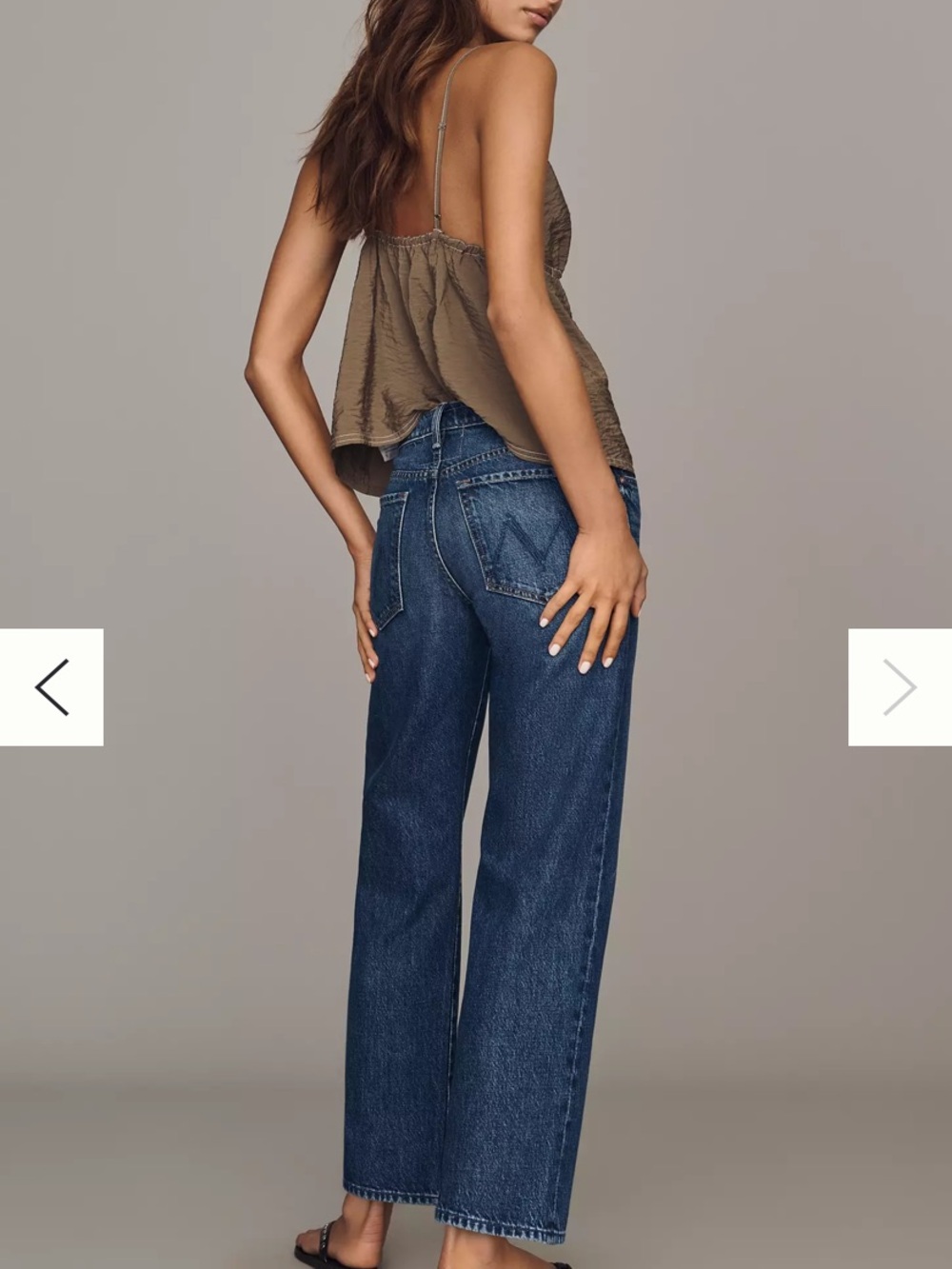 MOTHER the mid rise rambler zip ankle in Do you bring me anything